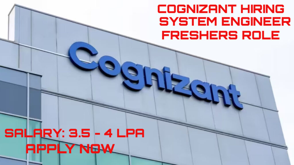 COGNIZANT HIRING FRESHERS